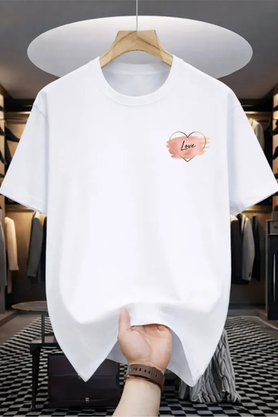 Pink Sky Premium Oversize T-Shirt 100% Βαμβάκι Unisex Άνετη Εφαρμογή Τάση Νέα...