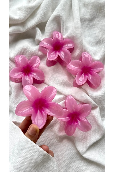 YOYYO Σετ 5 τεμαχίων με ροζ αγκράφες Lotus