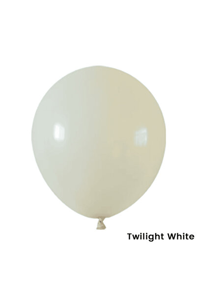 Baloane De Poveste Set of 5 Jumbo Latex Balloons 46 cm - White Dawn