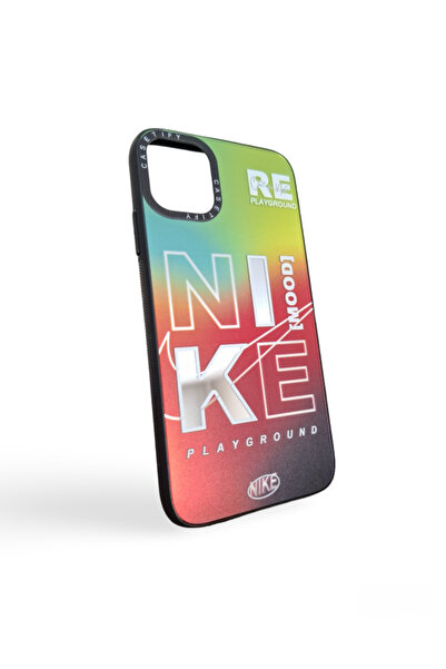 EPRO iPhone 11 Uyumlu Nike Tasarım Baskılı Hoparlör Toz Önleyicili Ayna Detay...