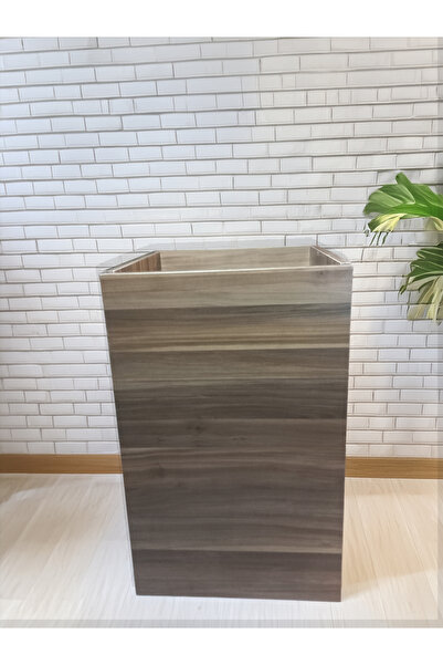 BALPET Kapaklı Akvaryum Dolabı Akvaryum Sehpası 40*40 Ceviz Renk