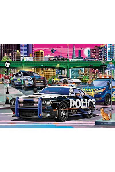 RAVENSBURGER 150 Pieces Jigsaw Puzzle - Police on Patrol (Ravensburger-13412)