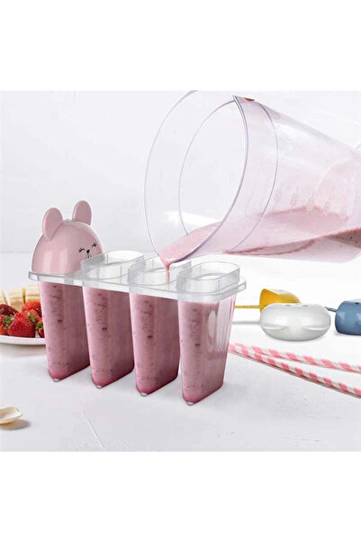 shopwave قوالب آيس كريم فواكه لطيفة 4 قطع