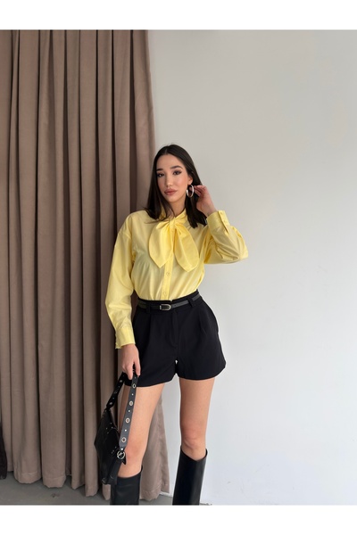 LB Laluna Butik Women's Classic Shorts with Belt and Pockets