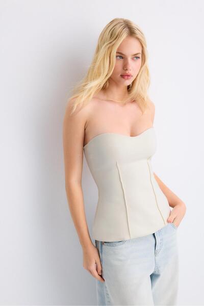 Stradivarius Kalp yaka bandeau