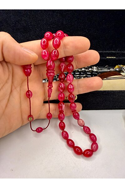 İskenderun Tesbihcilik Muhammed Tacir Expertly Crafted Signed Hareli Fire Amb...