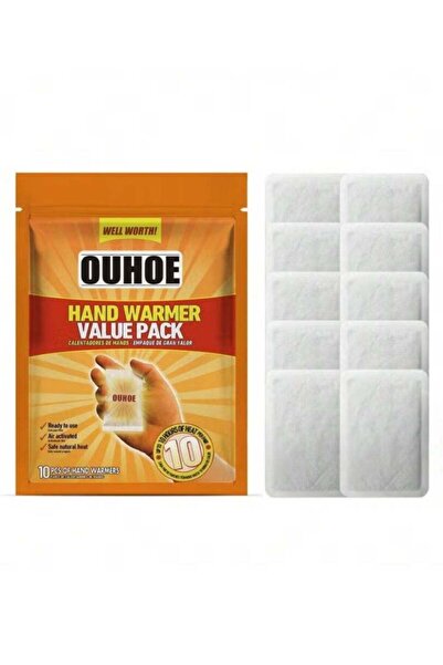 ouhoe مدفئات يد مكونة من 10 قطع للتزلج والتخييم والمشي لمسافات طويلة وصيد الأ...