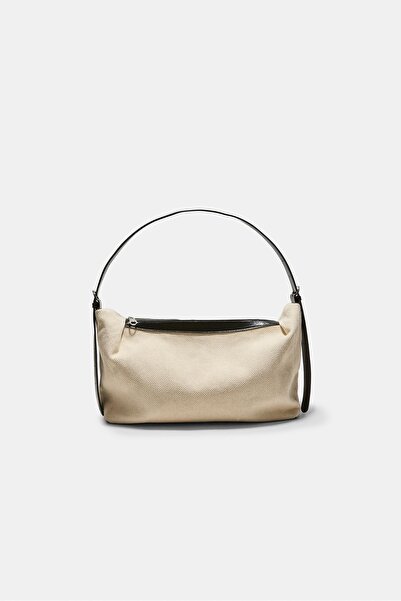 Stradivarius Contrast canvas shoulder bag
