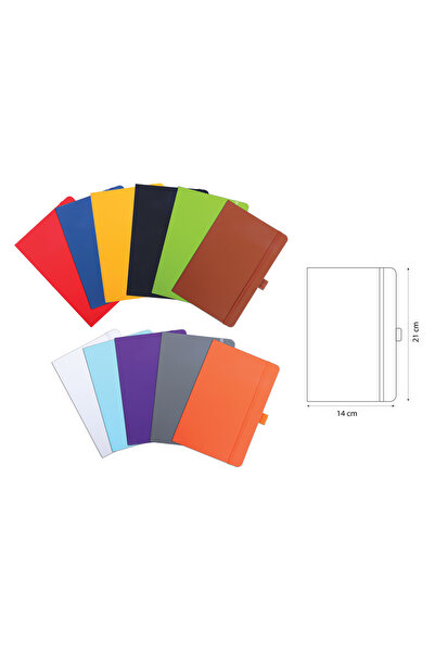 genric دفتر ملاحظات A5 من البولي يوريثان بلون واحد، جزء من 11