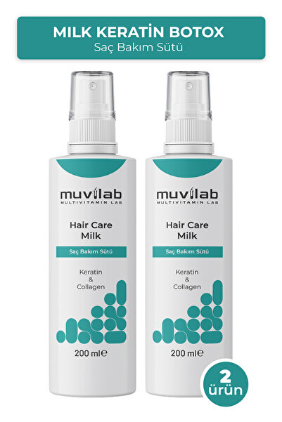 muvilab Saç Besleyici Keratin Kolajen Saç Bakım Sütü Spreyi Milk Keratin Hızl...