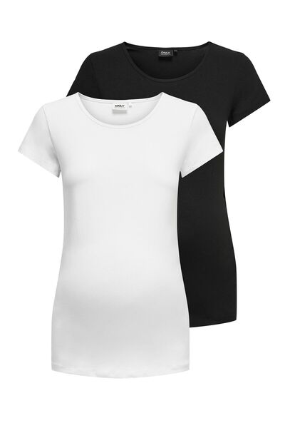 ONLY MATERNITY T-shirt OLMLOVELY 2er-pack T-shirt