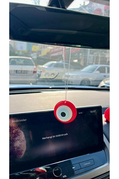 HisConcept Çift Taraflı Nazar Boncuğu Desenli Tasarım Araba Dikiz Aynası Süsü