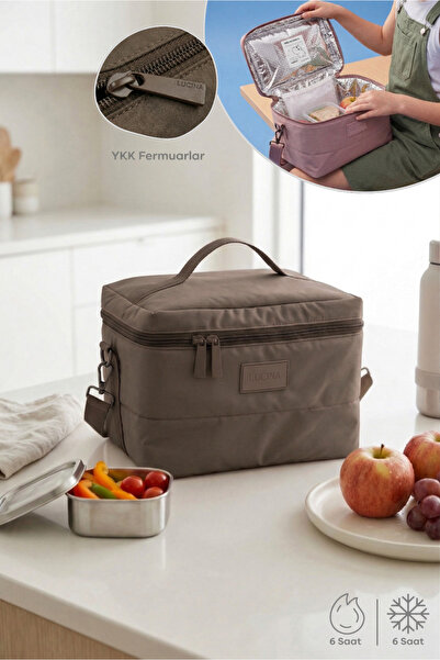 Lucina Olly Isı Yalıtımlı Termal Beslenme Su Geçirmez Yemek Çantası