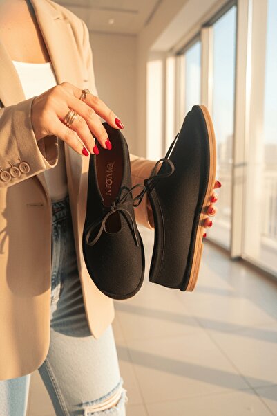 DURUNUN BUTİĞİ Rondo Μαύρες Γυναικείες Παντόφλες (με τακούνι 2 εκ.) με στρογγ...