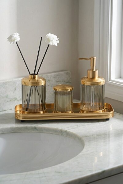 ACAR موزع صابون سائل مع صينية من سبيفي، مجموعة معطرات الغرف والشموع