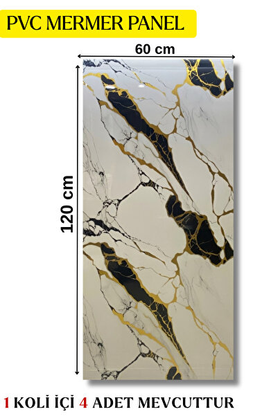 DECOALA Pvc Mermer Duvar Paneli 60 X 120 (4 Adet)