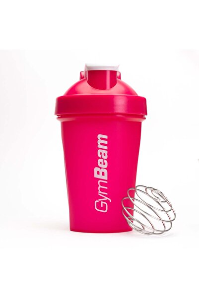 GymBeam Sticlă shaker roz 400 ml