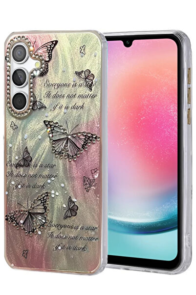 Beta Moda Hub غطاء حماية لهاتف سامسونج جالاكسي A24 4G من نيو فايس، غطاء بنمط ...