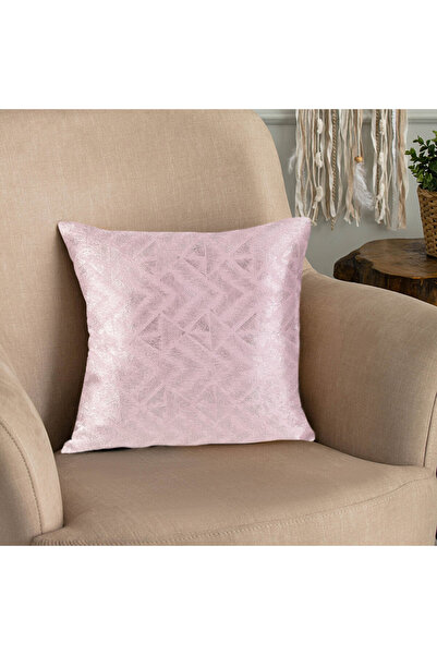 Amelia Home Set 2 huse pernute decorative cu fermoar, Navia, 45x45 cm, Roz pu...