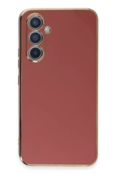 Beta Moda Hub نيوفيس حافظة سامسونج جالاكسي A54 5G من السيليكون - أحمر