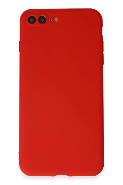Beta Moda Hub جراب Newface لهاتف iPhone 7 Plus مصنوع من السيليكون الأول - أحمر