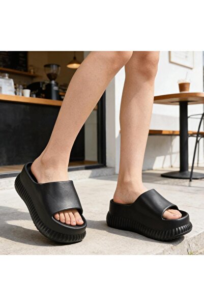 Tmall Papuci de damă, spumă, PD1099, Negru