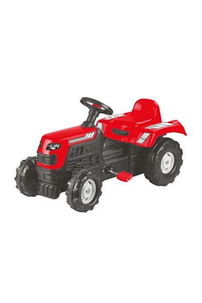 Dolu Tractor Rosu cu Pedale 81.5x45x52cm