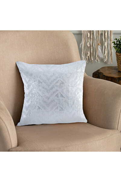 Amelia Home Set 2 huse pernute decorative cu fermoar, Navia, 45x45 cm, Gri de...