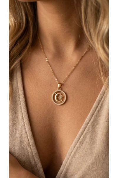 İNN JEWELLERY 316L Steel Necklace, Anti-Tarnish, Anti-Allergic, Stainless wit...