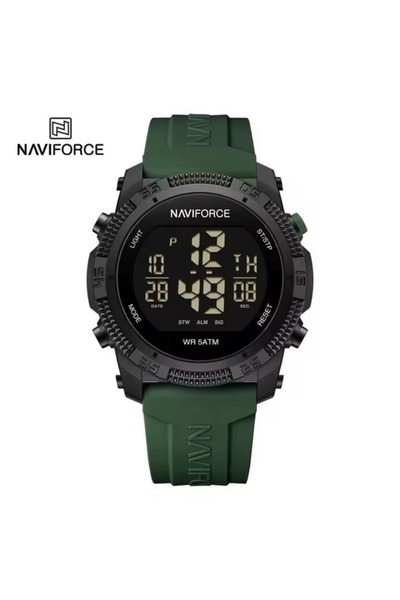 Naviforce Men's Watch 7104 Green Modern Style Premium Display Durable Elegant...