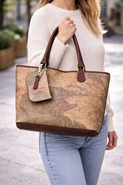 mothers dream Elegant Printed Tote Handbag – Stylish Large Capacity Shoulder ...