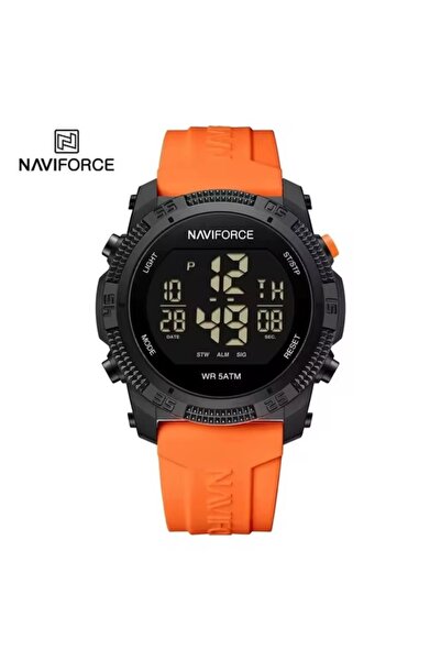 Naviforce Ανδρικό Ρολόι 7104 Πορτοκαλί Μοντέρνο Στυλ Κορυφαία Οθόνη Ανθεκτικό...