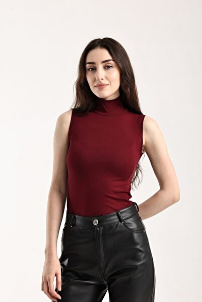 Trend Sizde Body fără mâneci pentru femei, cu croială pe jumătate de corp – M...