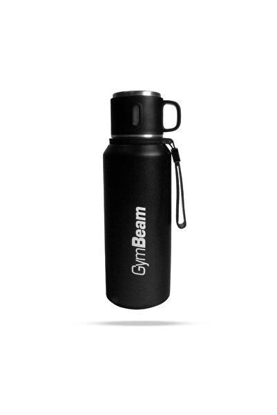 GymBeam Termos din oțel negru 1000 ml