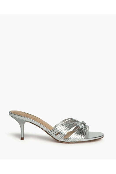 Corina MID HEEL SLIP-ON IN SILVER