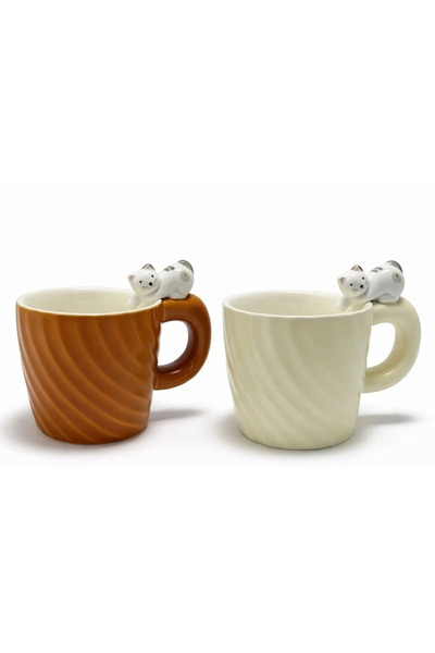 Lisinya 3D Cat Figured Patterned Mug Alk5033 - Tygoo