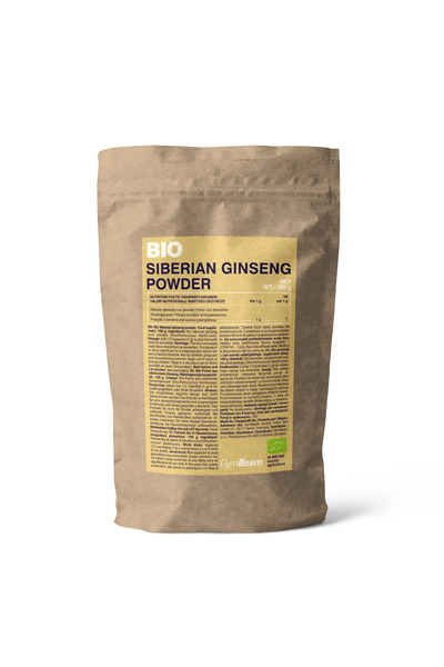 GymBeam Pudră de Ginseng Siberian BIO, 100 g