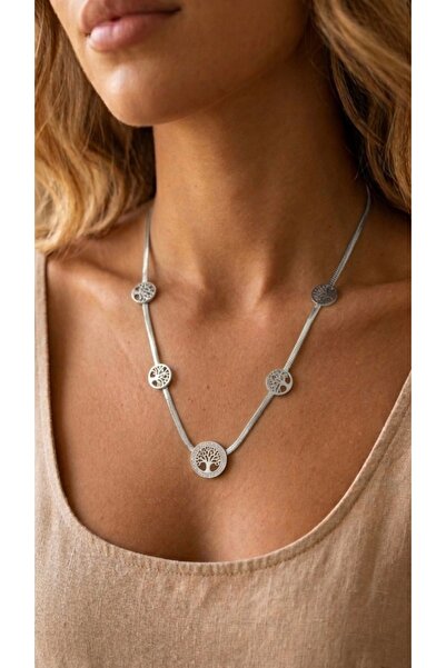 İNN JEWELLERY 316L Steel Necklace, Anti-Tarnish, Anti-Allergic, Stainless wit...
