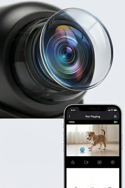 ThenTech Wifi Mini IP Kamera 1080P HD Canlı İzleme Ev Ve Evcil Hayvan Güvenlik Kamerası Beyaz