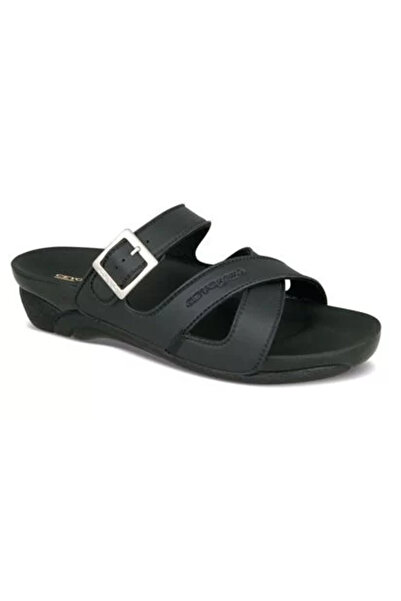 Ceyo شبشب فينيسيا-2 أسود للنساء لتقويم العظام