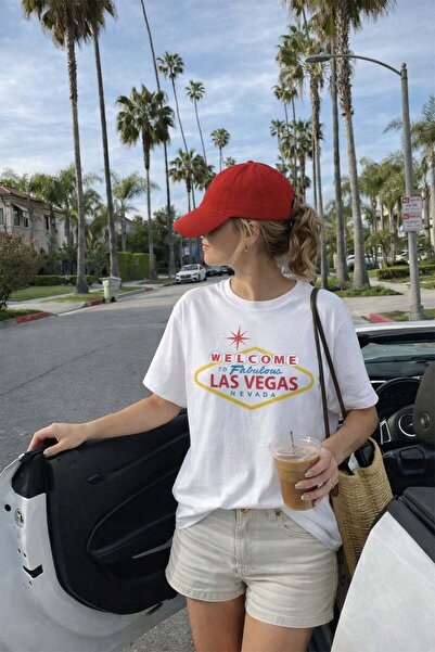 Monila Γυναικείο T-Shirt από ύφασμα Premium σε χρώμα εκρού με τύπωμα oversized