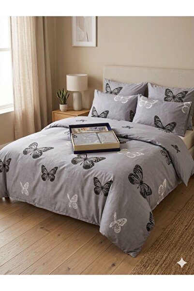 Constanza Exclusive Lunessa Cotton Patterned 200 X 220 cm Double King Size Du...