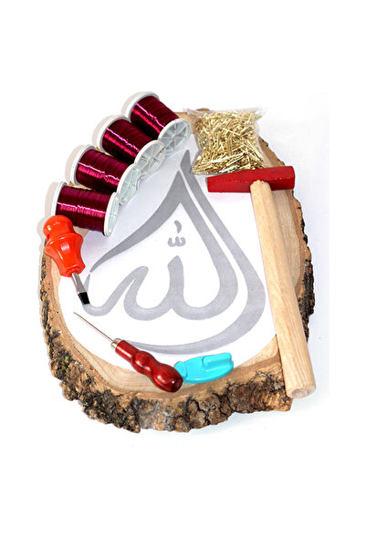 TUĞRA TABLO Filografi Set Yuvarlak Kütük