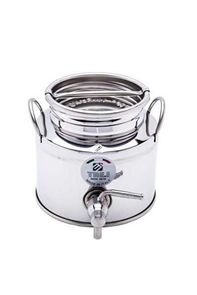 Destilatori 2 Liter Stainless Steel Barrel for Tuica, Palinca, Oil, Milk, set...