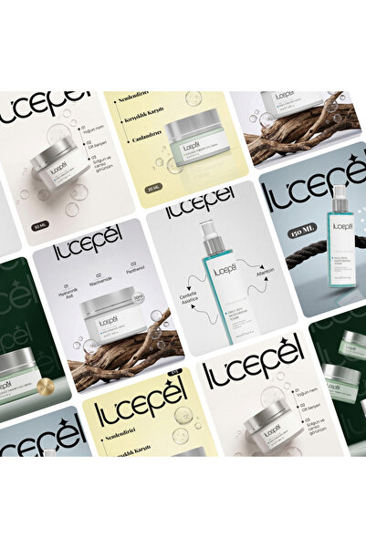 lucepel Cilt Bakım Seti|Tonik Nemlendirici ve Göz Çevresi Kremi|Hyaluronik As...