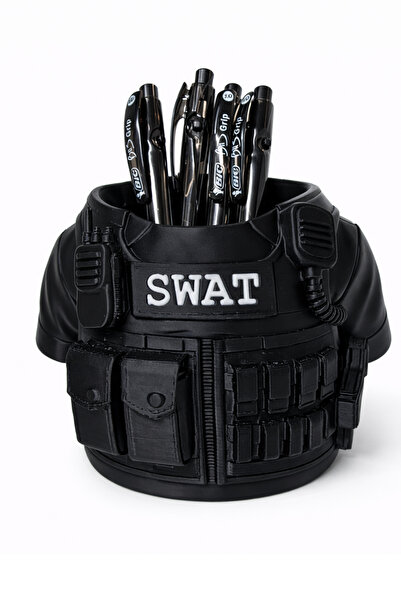 OEM SWAT Tasarım Kalemlik – Taktik Yelek Masaüstü Organizer