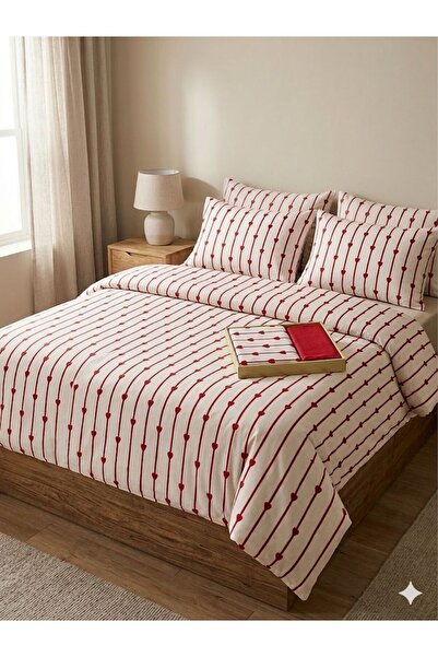 Constanza Exclusive Lunessa Cotton Patterned 200 X 220 cm Double King Size Du...