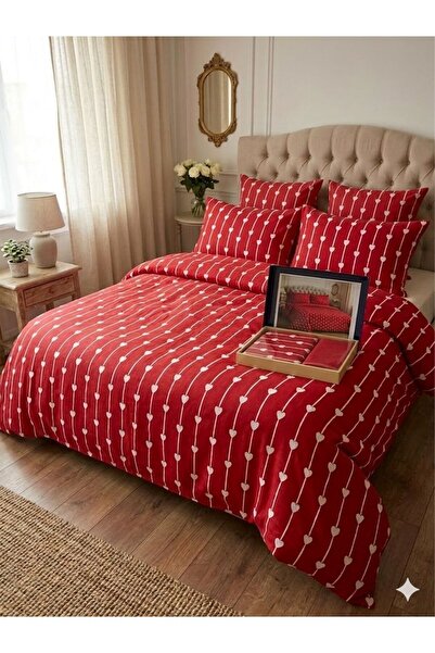 Constanza Exclusive Lunessa Cotton Patterned 200 X 220 cm Double King Size Du...