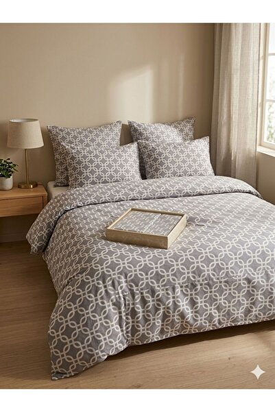Constanza Exclusive Lunessa Cotton Patterned 200 X 220 cm Double King Size Du...