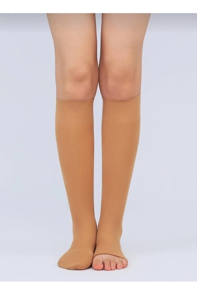 Dore Жіночі шкарпетки до коліна з відкритим носком для омовіння (набір з 12 ш...